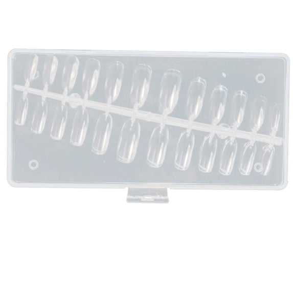 Nails 120 Transparent Water Tube Full Coverage Pressed On Nails for DIY Nail Salon Practice
