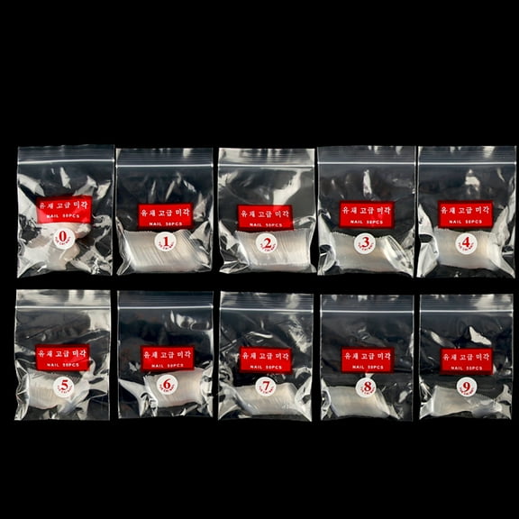 Acrylic Gel Nails 500Pcs Full Round Tips for Stunning Manicure Art 500PCS