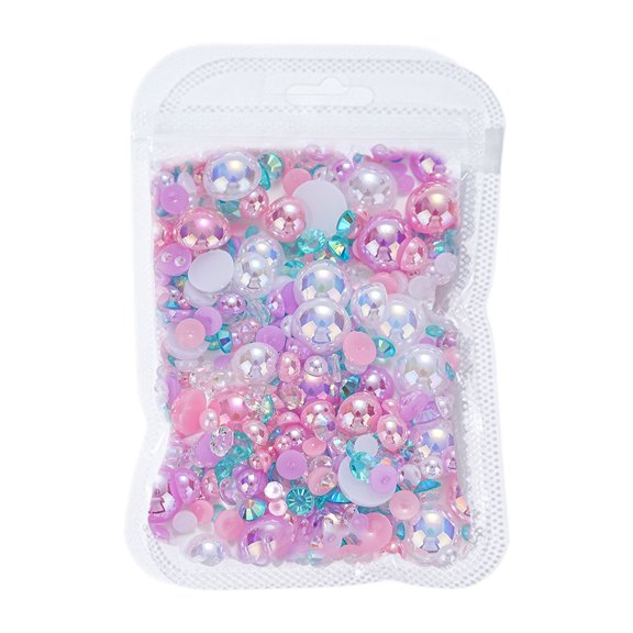 Nails Art Beads Pearls Charms Flatback Half Round Pearls Beads for Nails Art Decorations Rhinestones