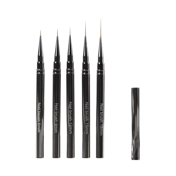 Nails Art Brushes,Striping Brush Nails Art Liner Brushes Nails Design Brushes for Long Line,Tiny Detail Nails Drawing Pe
