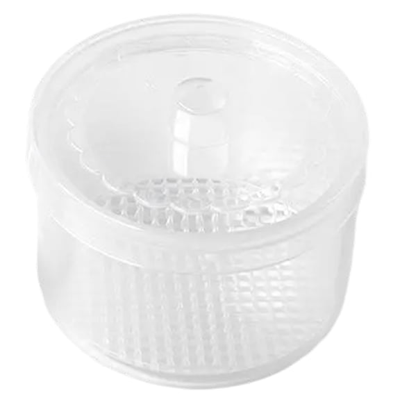 Nails Art Drill Bits Cleaning Box Double Layers Nails Tool Disinfectants Box Nails Bits Tool Manicure Tool for Salons