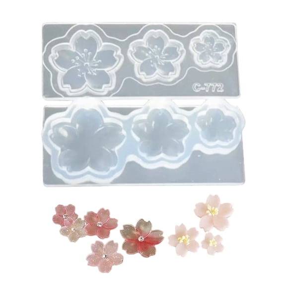 Nails Art Silicone Mold Sakuras Shaped Template For Beginners And Experienced Manicurists Elegant Manicure Mould