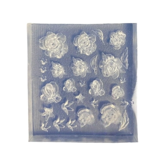 Nails Art Silicone Template Nails Designing Tool Delicate Shape Silicone Handmade Molds for Manicure Creation