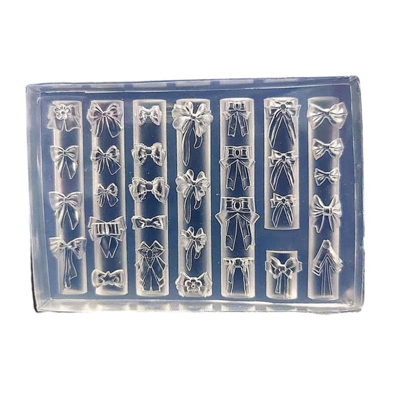 Nails Art Silicone Template Nails Designing Tool Delicate Shape Silicone Handmade Molds for Manicure Creation