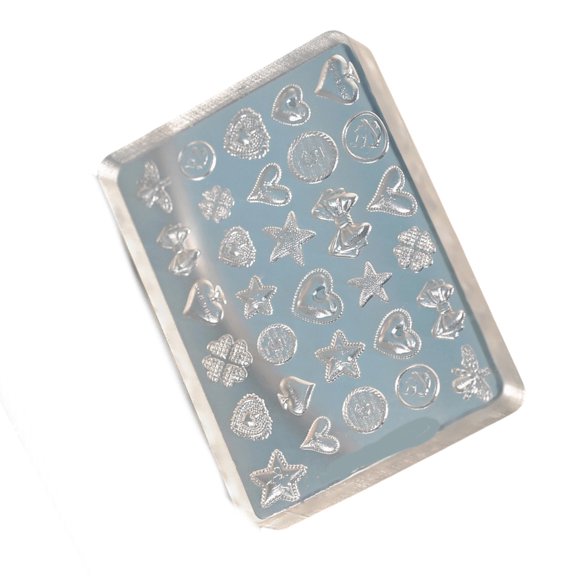 Nails Art Silicone Template Nails Designing Tool Fortunate Theme Silicone for Manicure Creation