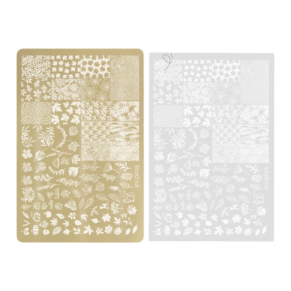 Nails Art Stamping Plate Butterfly Lace Design Nails Plate Template Nails Images Plate for Nails Decors Nails Stamp Plat