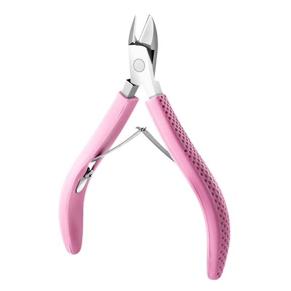 Nails Care Cuticle Trimmer With Soft Rubber Handle Full Jaw Cutter For Accurate Cuticle Removal Professional Nails Tool