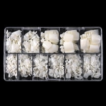 Nails - Cover DIY False Acrylic Toenail Tips for Salon Decoration and French Style Full Set