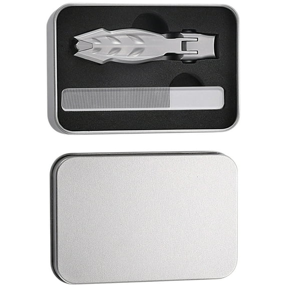 Nails Cutter Fingernail and Toenail Cutter Cutter Thick Nails Trimmer Stainless Steel for Manicure Splash Prevention