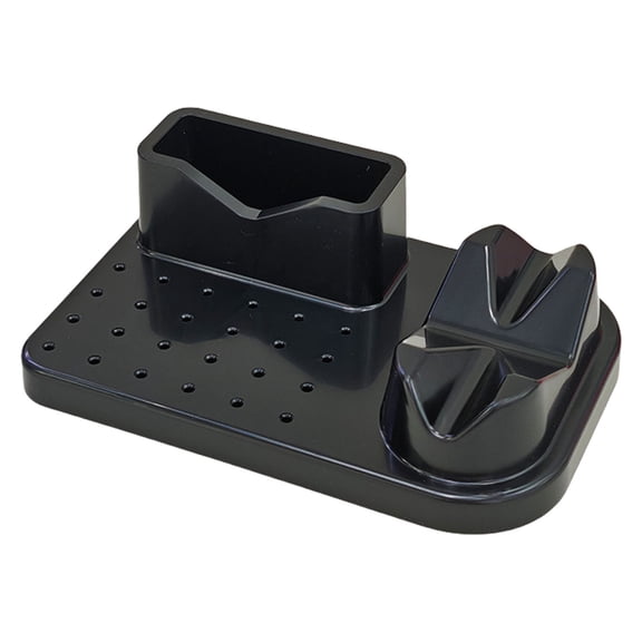 Nails Drill Machine Holder,24 Holes Plastic Nails Drill Bit Holder,Professional Nails Tools Organizers and Storage Box