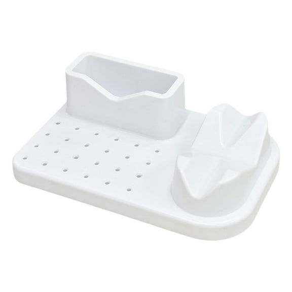 Nails Drill Machine Holder,24 Holes Plastic Nails Drill Bit Holder,Professional Nails Tools Organizers and Storage Box