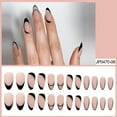 thumbnail image 1 of Nails French Line Removable Reusable Nail Patch Designed with Jelly Glue for Ladies and Girls, 1 of 5