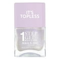 thumbnail interactive-video image 1 of Nails.INC, It's Topless Gel-Like Nail Polish, 4-in-1 Base Coat, Treatment, Color & Top Coat, Halle, Lilac Shimmer, 0.47 oz, 1 of 14