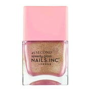 Nails.INC Quick Drying Nail Polish, Ruby, Pink Shimmer, 0.47 fl oz