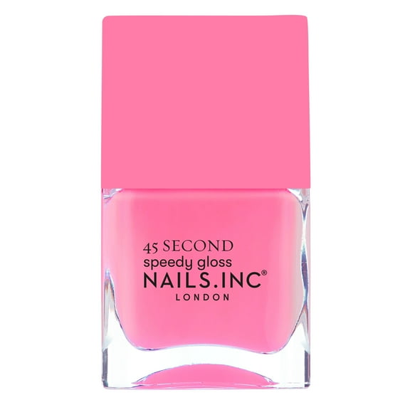 Nails.INC Quick Drying Nail Polish, Taylor, Light Neon Pink, 0.47 fl oz