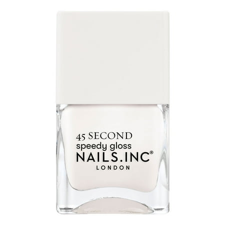 Nails.INC Quick Drying Nail Polish, Willa, Pure White, 0.47 fl oz