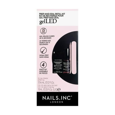 Nails.INC x Sensationail GelLED Prep and Seal Gel Nails Refill Kit