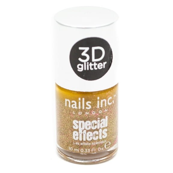 Nails Inc. SPECIAL EFFECTS 3D Glitter Nail Polish, 432 Bedford Square .33 fl oz