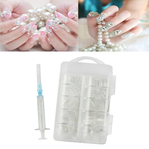 Nails | Inject Design Nail Stick with Water Hollow Injection for Stunning Nail and Finish 100PCS