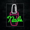 thumbnail image 1 of Nails-LED Neon Sign 22"L x 28"H #30346, 1 of 3