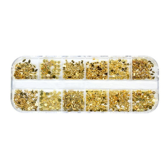 Nails Rhinestones , 3D DIY Glitter Nail Art Rhinestone Sequins Decoration Manicure Tips