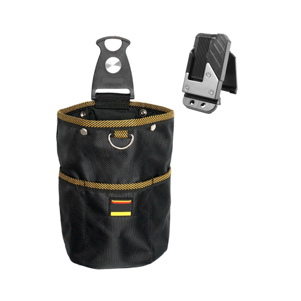 Nails Tool Bag Tool Pouches Quick-Hanging Screws Storage Bag for Electrician Plumber Carpenter Contractor Handy Man