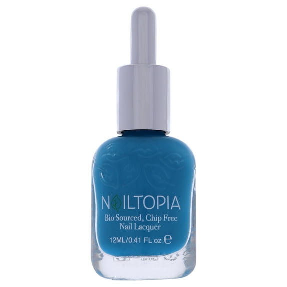 Nailtopia Bio-Sourced Chip Free Nail Lacquer - Hawaiian Blues, 0.41 oz Nail Polish