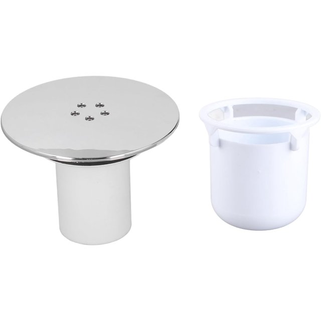 Naimatan Shower Drain Cover, Chrome Shower Trap Cover Replacement, Sink