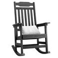 thumbnail image 1 of Naipo 1PC Patio Rocking Chair All-Weather, Oversized Porch Rocker Chair 400 lbs Weight Capacity, for Backyard, Fire Pit, Lawn, Garden, Outdoor and Indoor, Black, 1 of 6