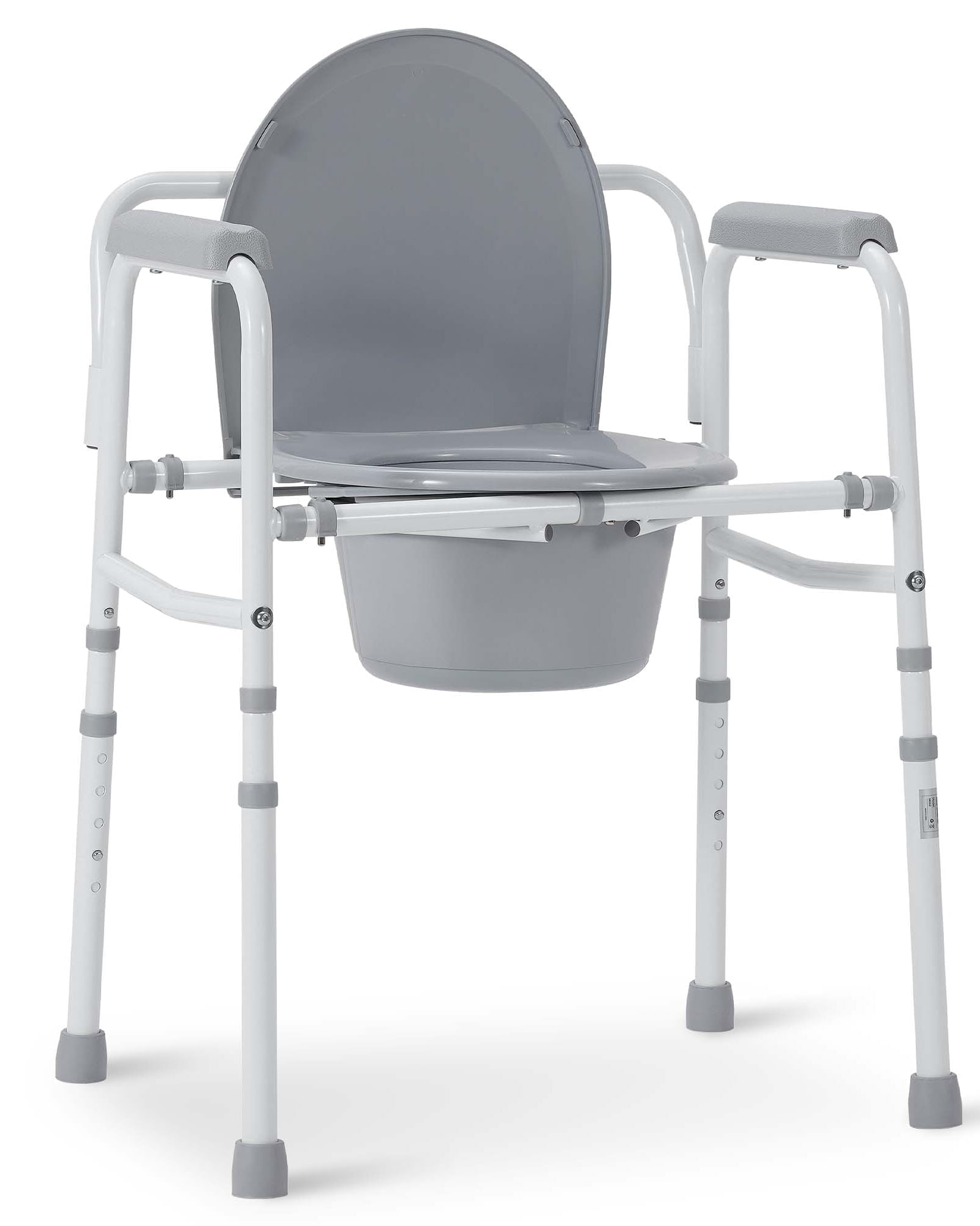 LandTale 3-in-1 Bedside Commode, Porta Potty Chair For Adults With Sturdy Dual-Crossbar Support - View #3
