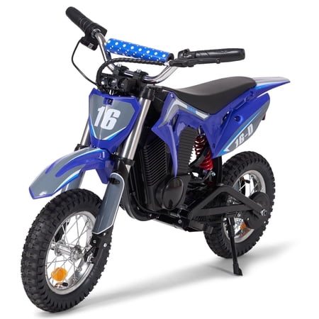 Naipo Electric Dirt Bike with 36V 6Ah Lithium Battery , 300W Brushless Motor,14MPH & 3-Speed Modes Motorcycle for Kids Height 3.6-4.9Ft