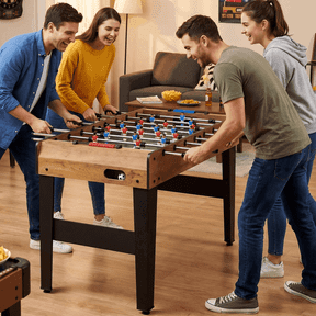Naipo 48 in Foosball Table Competition Sized Soccer Game Table for Home Game Room Adult Juniors Size with 3 Balls