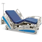 Naipo Premium 5 Function Full Electric ICU Hospital Bed with 4-inch Mattress, IV Pole and 5-inch Locking Casters for Home Use, 530LBS Loading