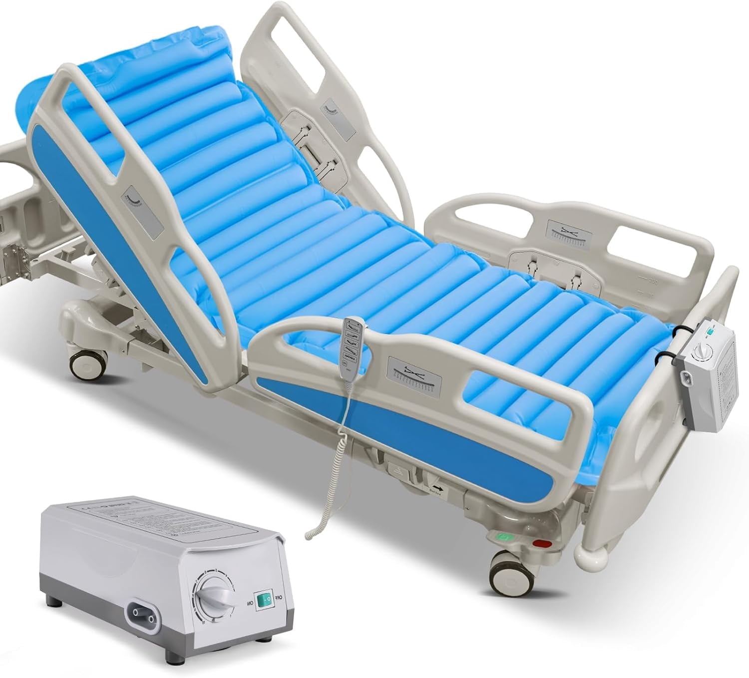 Naipo Alternating Pressure Medical Air Mattress with Electric Pump for Ulcer Bedsore Prevention and Pressure Sore