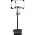 thumbnail image 1 of Naipo 28in Basketball Hoop Basketball Goal System Height Adjustable 5.1ft to 7ft Court for All Age Ranges Indoor Outdoor Use, 1 of 12
