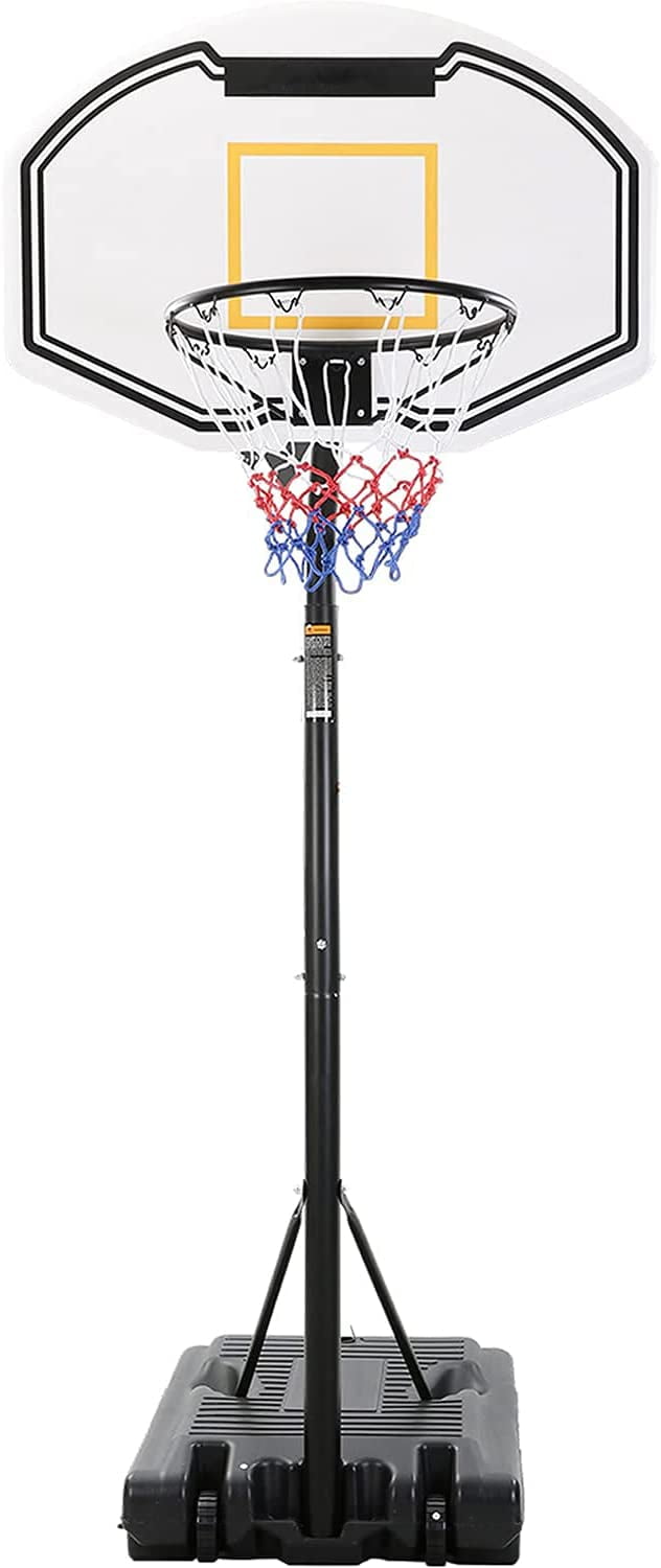 Naipo Basketball Hoop Portable Basketball Goal Backboard with 7 ft8.5 ft Adjustable Height for