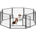 thumbnail image 1 of Naipo Dog Playpen Indoor, 8 Panels 24" Heavy Duty Puppy Pen, Puppy Pins for Large/Medium/Small Dogs,Puppy/ Cat /Rabbit Exercise Pen, Portable House/ RV/Camping/Garden Pen, 1 of 8