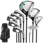 Naipo Golf Club Set 9 Piece Complete Golf Set for Right Handed with Stand Bag and 3 Bonus Head Covers