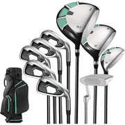 Naipo Golf Club Set 9 Piece Complete Golf Set for Right Handed with Stand Bag and 3 Bonus Head Covers