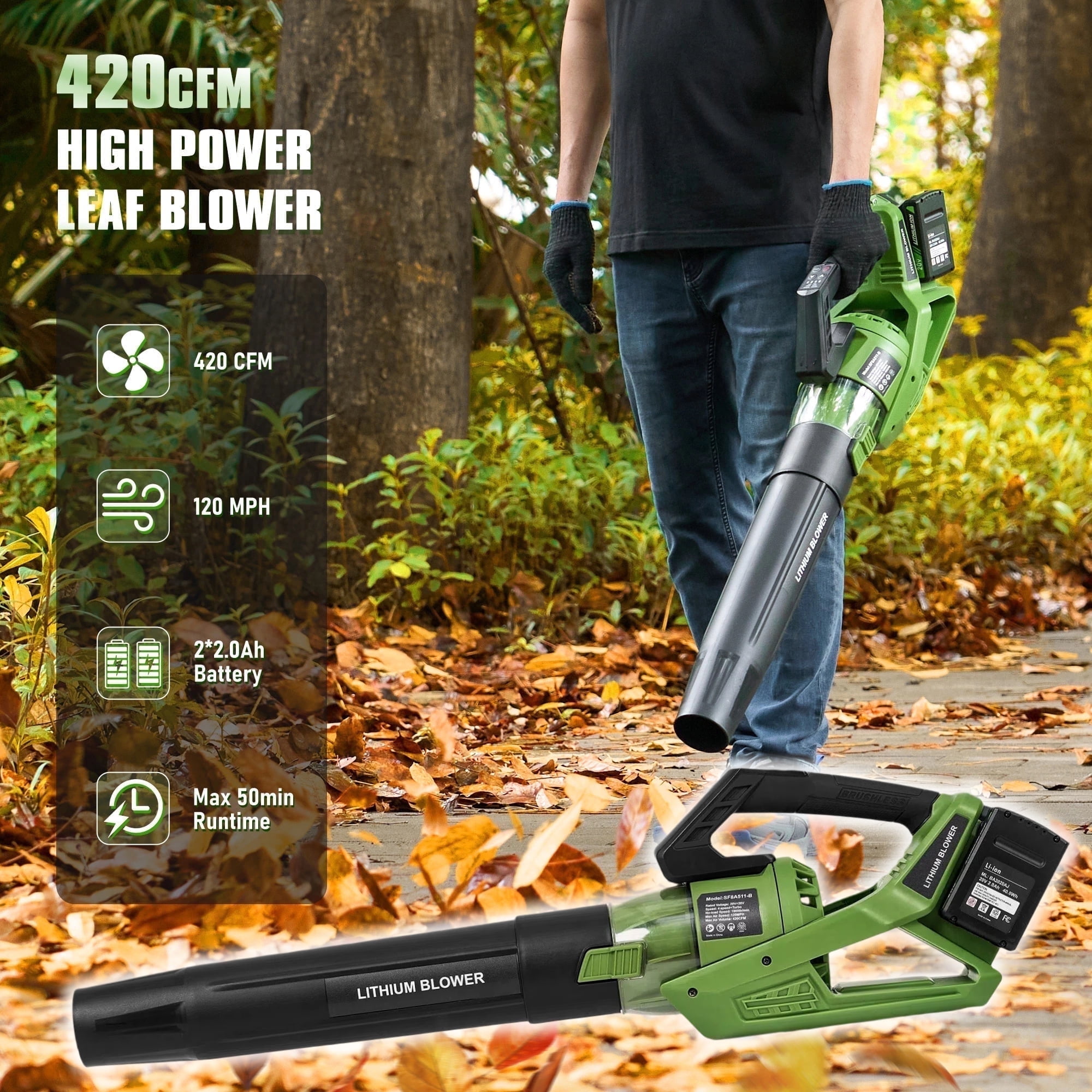 Kobalt 40v Max Kobalt Battery Powered Leaf Blower Power Equipment