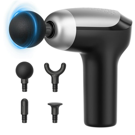 Naipo Mini Massage Gun Deep Tissue Muscle Massager with Ergonomic Handle, USB Charging, Light&Portable