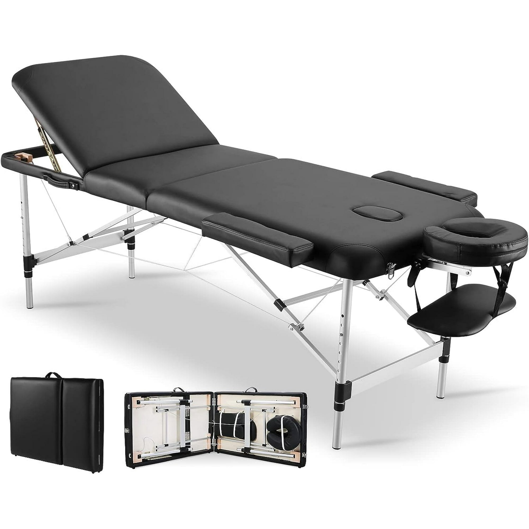 Naipo Portable Massage Table 3 Fold 82” Height 28” Wide Adjustable