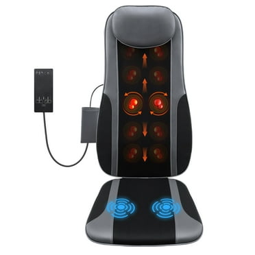 Naipo Shiatsu Back Deep Kneading Massage Seat Cushion with Heat, Height Adjustable Back Massager for Pain & Stress Relief For Home Office Chair
