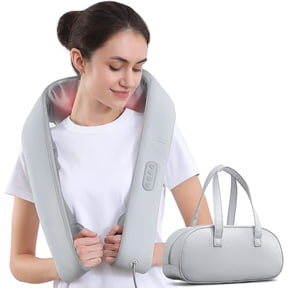 Naipo Neck Massager with Heat, Shiatsu Deep Tissue Kneading for Muscle Pain Relax Relief, Ideal Gift for Men and Women