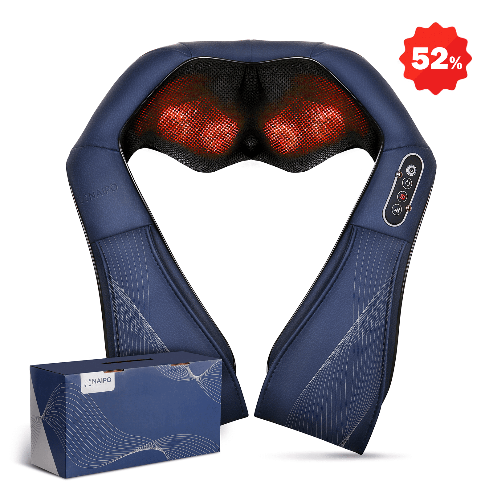 RENPHO Shiatsu Neck and Shoulder Back Massager with Heat, Electric Deep  Tissue 3D Kneading Massage P…See more RENPHO Shiatsu Neck and Shoulder Back