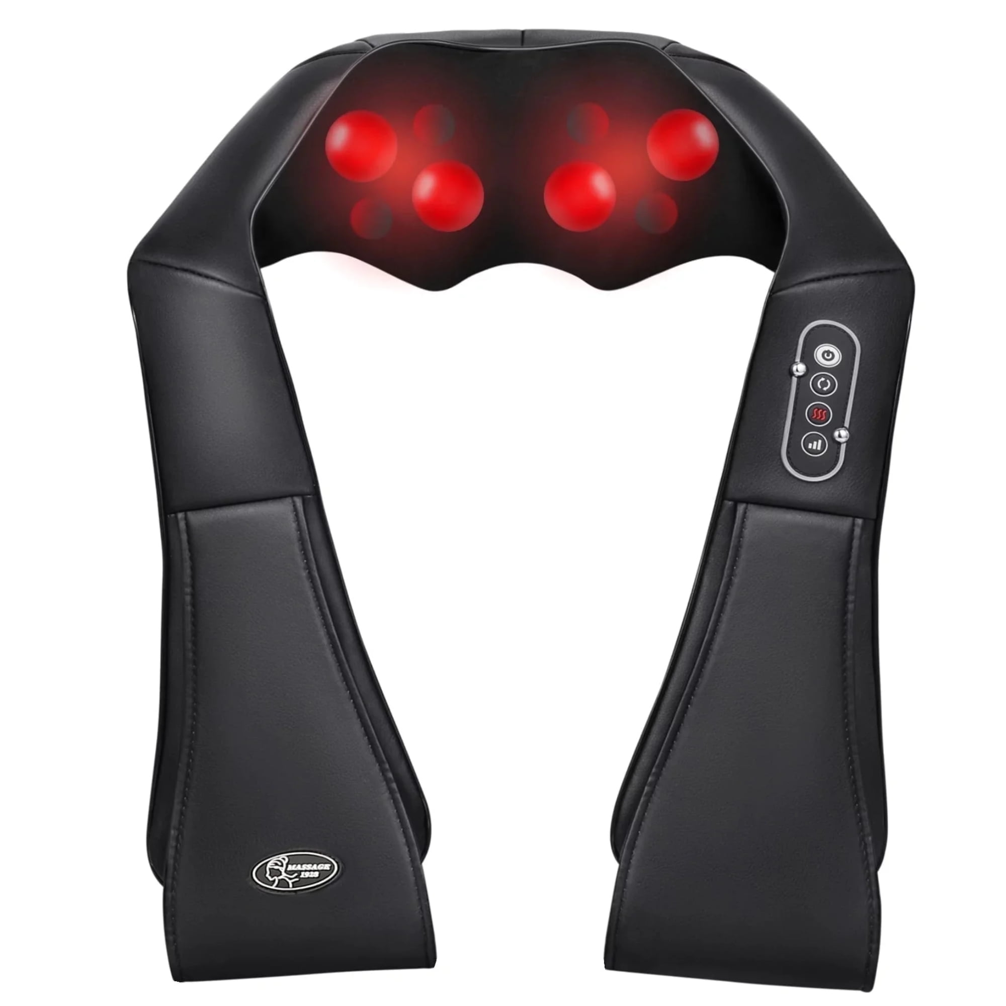 Naipo Shiatsu Back and Neck Massager with Heat Deep Kneading Massage, Best Gifts Mom Dad Women Men, Home, Office Car Use