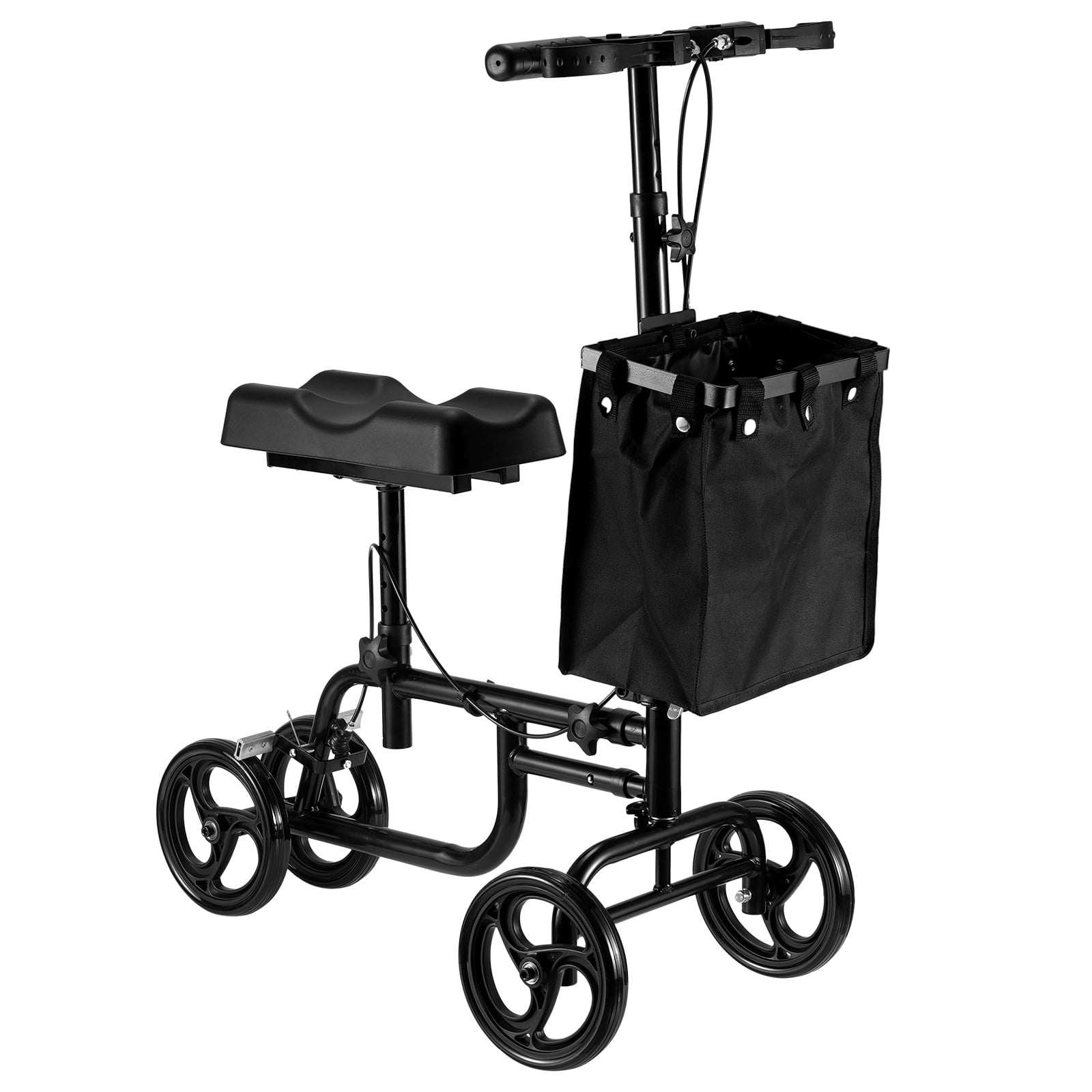 Naipo Steerable Knee Walker Economy Knee Scooter with Dual Braking