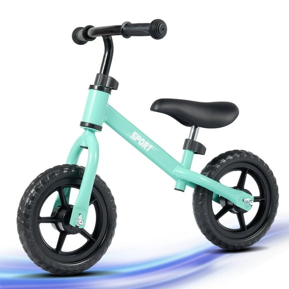 Naipo Toddler Balance Bike, 10 Inch Toddler Bike,No Pedal Beginner Kids Bicycle,Rubber Inflatable Tires,Adjustable Seat,Durable Frame,Gift Bike for Kids Up to 37-45 inches Tall
