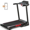 thumbnail image 1 of Naipo  Manual Incline Treadmill with Smart APP 3% Foldable 9 mph Running Machine 286LBS Electric Treadmill for Home Gym   Gifts for Dad, 1 of 10