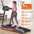thumbnail image 1 of Naipo Treadmill for Home with 3 Level Manual Incline Smart APP USB Charging Foldable Running Electric Treadmill Gym, 1 of 13